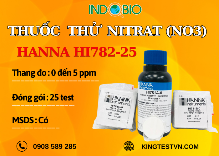 Thuốc thử nitrat trong nước Hanna HI781-25